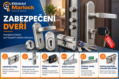 Zabezpečení dveří – ochrana vašeho domova i firmy