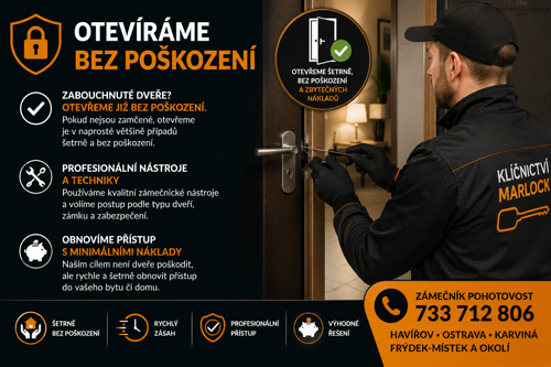 Otevírání zabouchnutých dveří