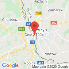 Google map: Český Těšín